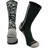 TCK Athletic Crew Socks Digital Camo Football Basketball Lacrosse