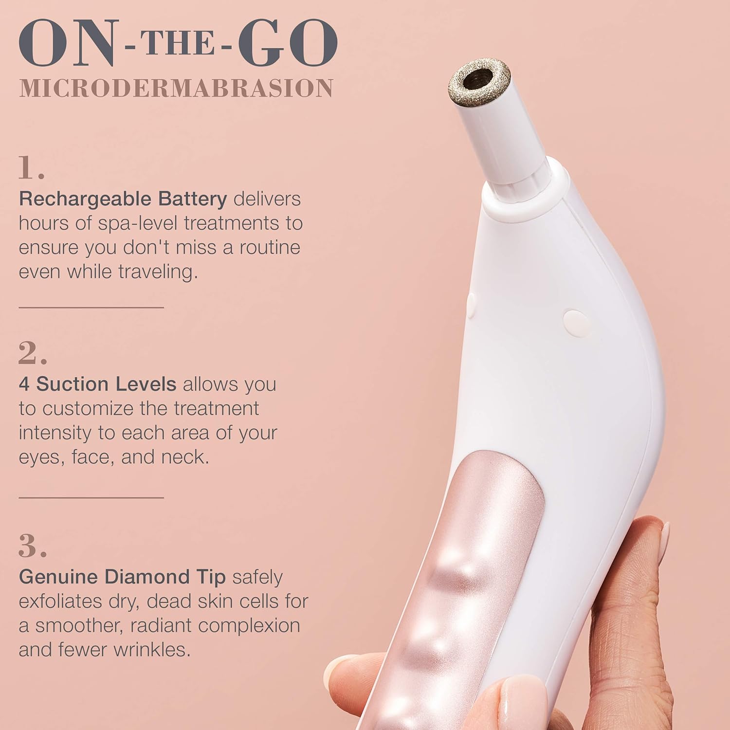 Trophy Skin RejuvadermMD - Microdermabrasion Machine On-The-Go: Beauty