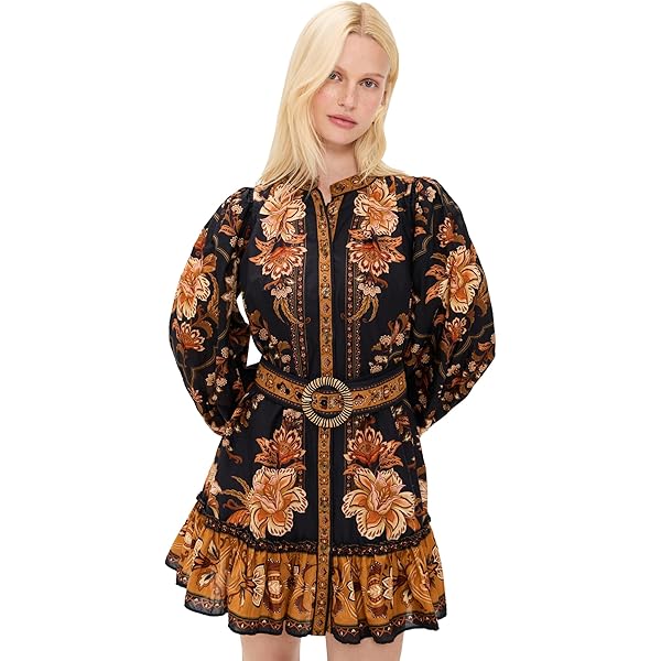 green emerald velvet dress FARM Rio Women's Jujus Garden Black Mini Dress, Jujus Garden Black, L at  Amazon Women's Clothing store