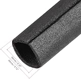 sourcing map Foam Pipe Insulation Tube 1.64ft L 2.34in ID 3.12in OD Heat view 2