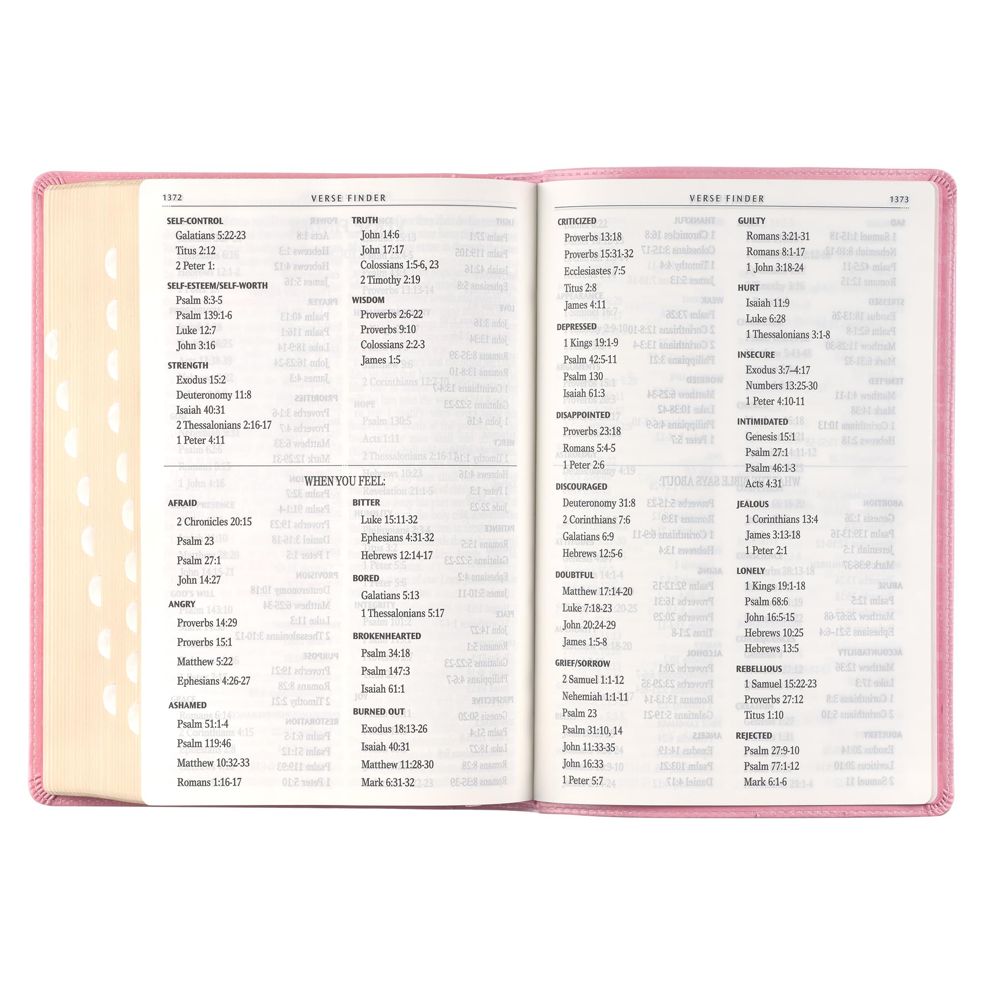 KJV Holy Bible, Giant Print Full-size Faux Leather Red Letter Edition - Thumb Index & Ribbon Marker, King James Version, Pink (KJV Full Size GP Editions)