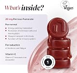 Novomins Iron Gummies with Vitamin C - 20mg High Strength - 1-Month Supply view 3
