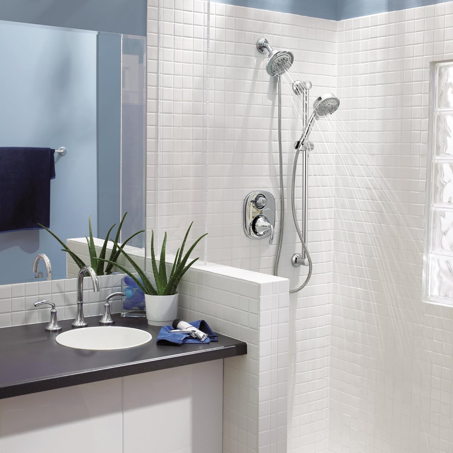 Moen 3667EP Eco Performance Handheld Showerhead With 69 Inch Long Hose