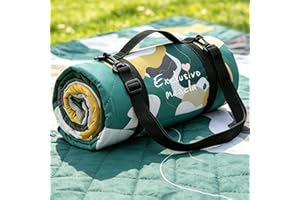 Exclusivo Mezcla Waterproof Picnic Blankets 3-Layer 60x80 Inches Large Sandproof Beach Blanket Foldable Outdoor Blanket for C