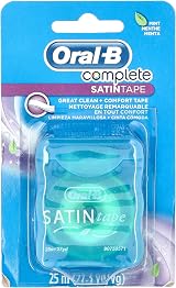 Oral-B Satin Floss Mint 25 m 200 g Satinfloss Two-Layered Design view 1