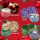 Yinuo Mirror 4 Pack Soy Candles Christmas Scents 120H Burn Time Gift Set view 2
