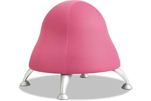Safco Products 4755PL Runtz Ball Chair, Pink, Anti-Burst Exercise Ball, Active Seating