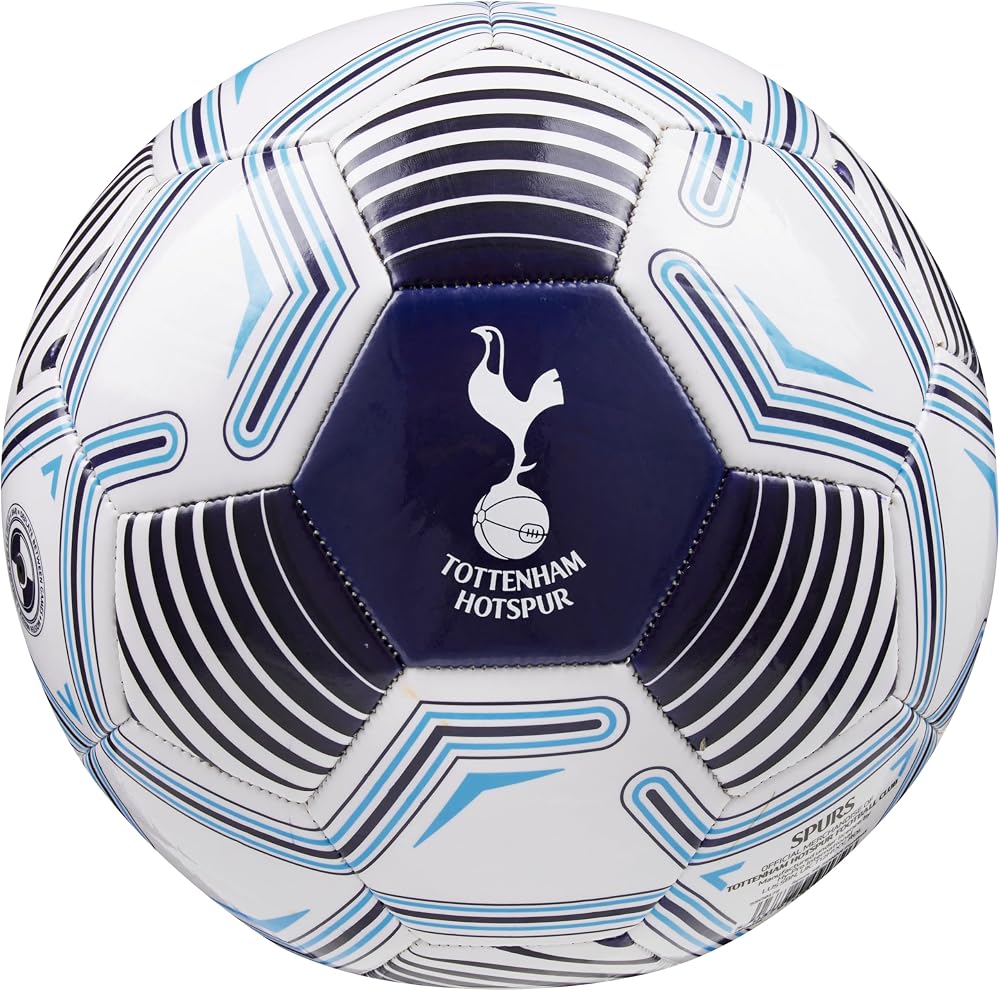 Tottenham Hotspur Football Size 5 Official Merchandise White Navy
