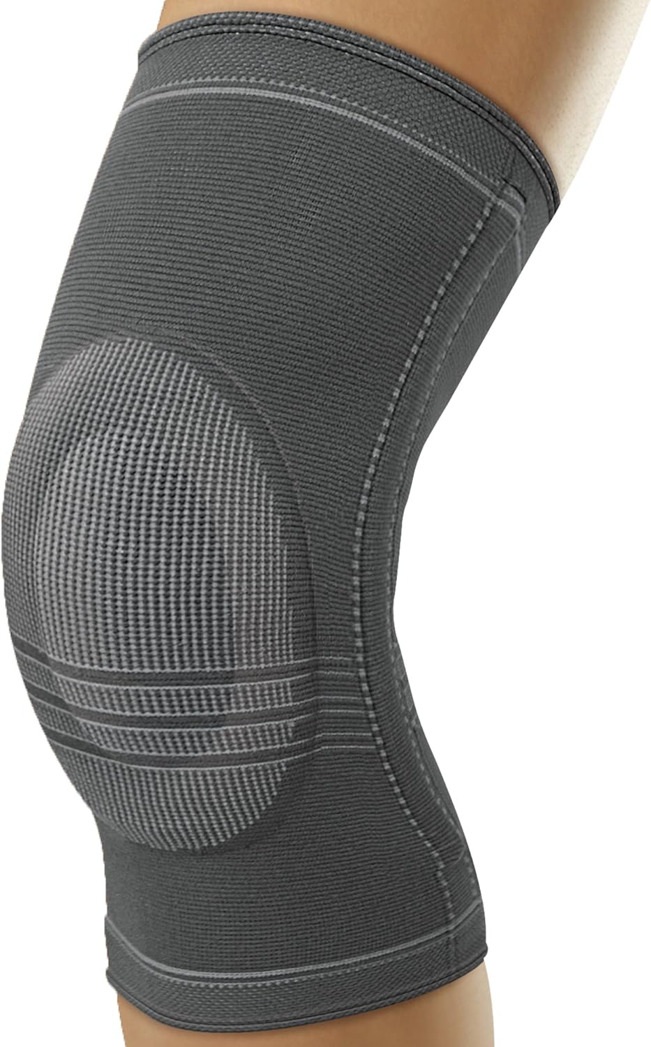 Futuro Active Knit Knee Stabilizer, Moderate Stabilizing Support, Medium, Gray