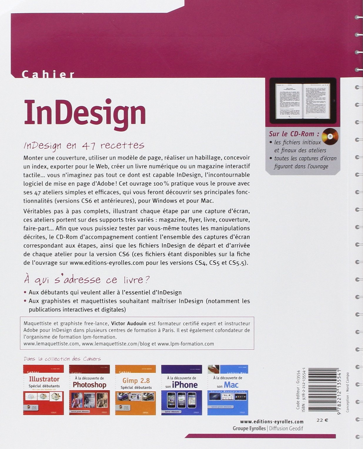 Amazonfr Indesign Débutants Et Initiés Mis à Jour - 