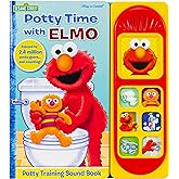 Sesame Street - Potty Time with Elmo - Potty Training Sound Book - PI Kids