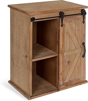 Amazon Com Kate And Laurel 213065 Cates Wood End Table With