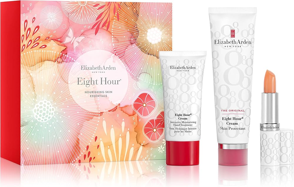 Elizabeth Arden Eight Hour Cream 3-Piece Skincare Gift Set Hydration Dry Skin