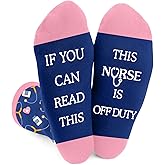 Nurse Gifts for Women,Student Cool Gifts for Nurses Week Graduation Retirement Practitioner Appreciation Christmas Valentines Gift Socks Female Presents,Nurse Accessories for Work,Stocking Stuffers