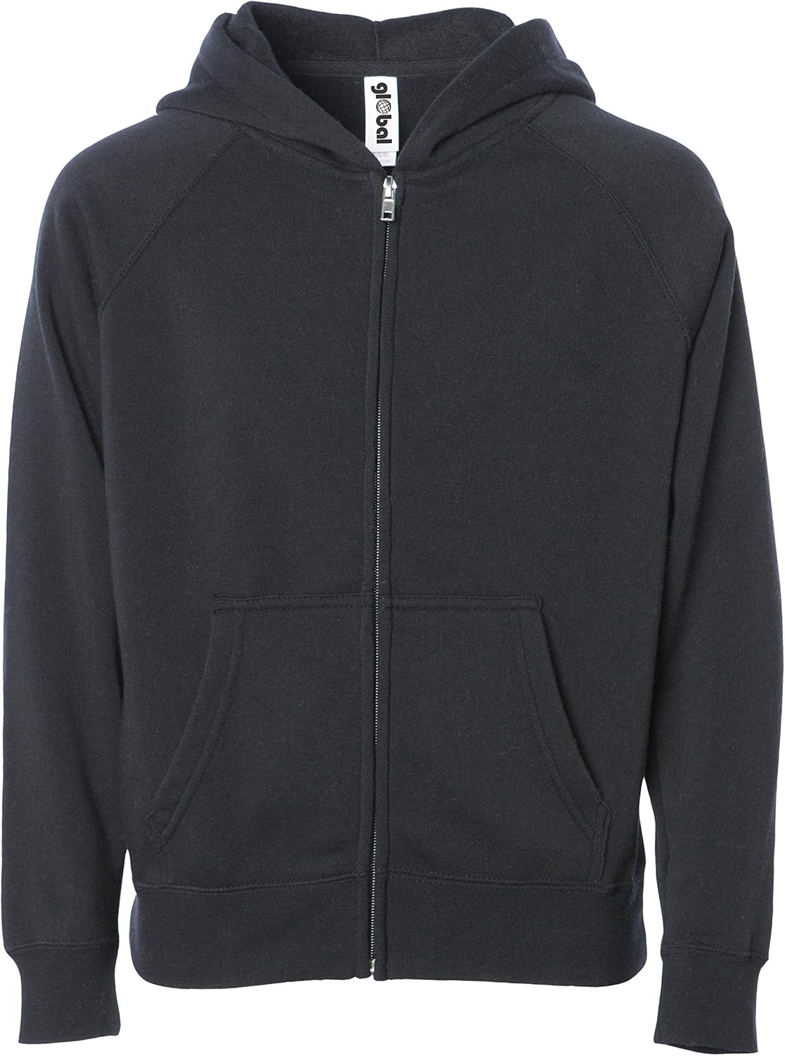 toddler black zip up hoodie