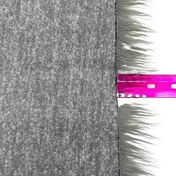Ice Fabrics Faux Fur Fabric Squares - 20x20 Inches