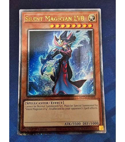 Amazon.com: YU-GI-OH! - Silent Magician LV8 (LCYW-EN038