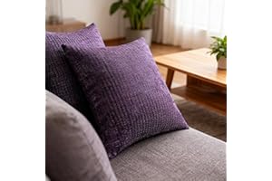 EVAsponge Decorative Indoor Throw Pillows with Inserts 18x18 Inch Set of 2 – Fall Modern & Anthropologie Home Decor for Living Room, Bedroom | Soft Throw Pillows for Sofa, Couch