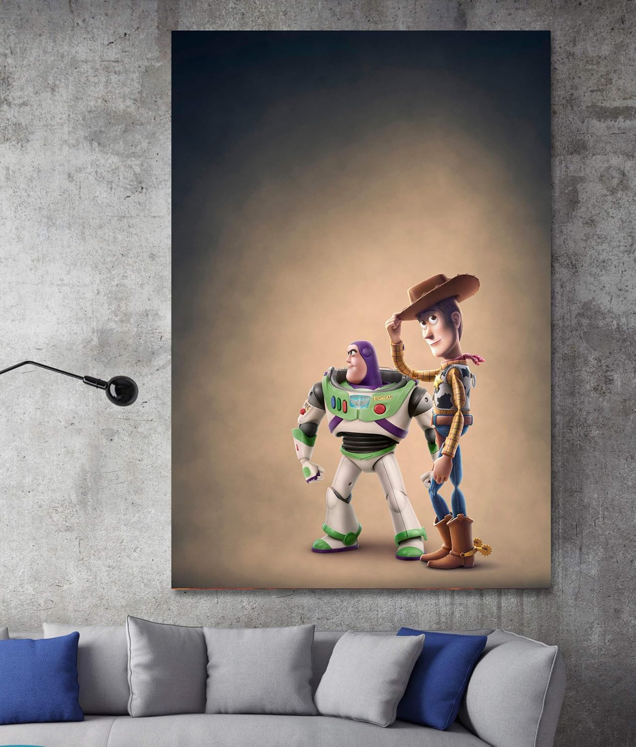 Toy Story 4 Movie CANVAS Print WALL ART Framed Print Ready To