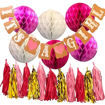 Amazon Com Baby Shower Decorations For Girl Display Props It S A Amazon Com Baby Shower Decorations For Girl Display Props It S A
