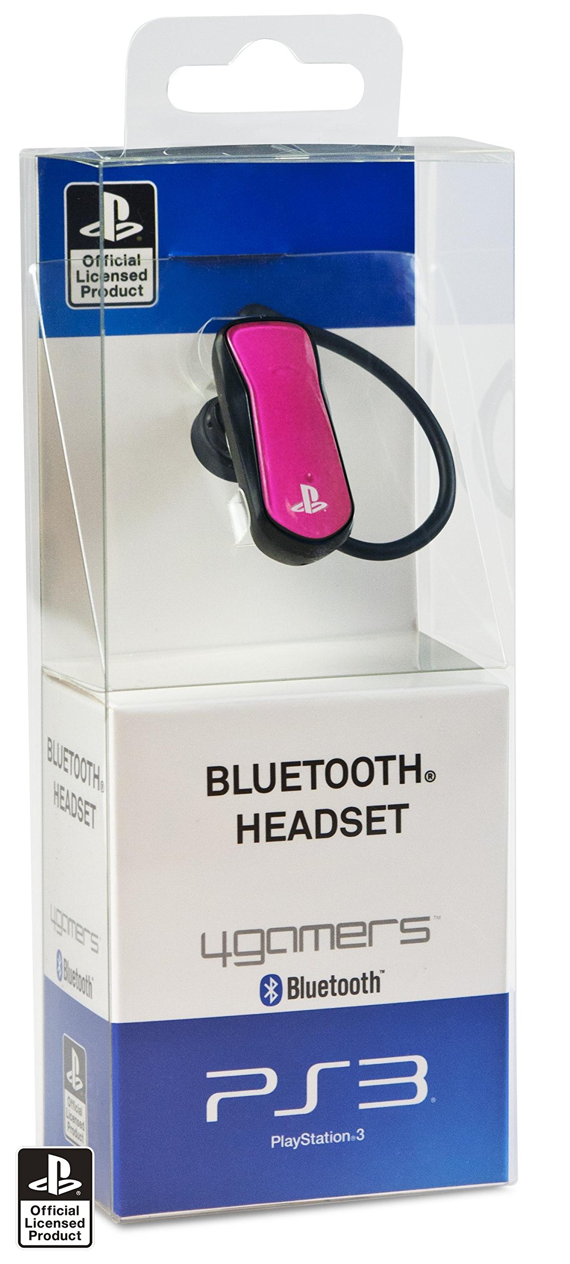 Playstation Officially Licensed Bluetooth Headset Pink Ps3