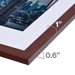 Frame Amo 13x19 Walnut Brown Picture Frame with