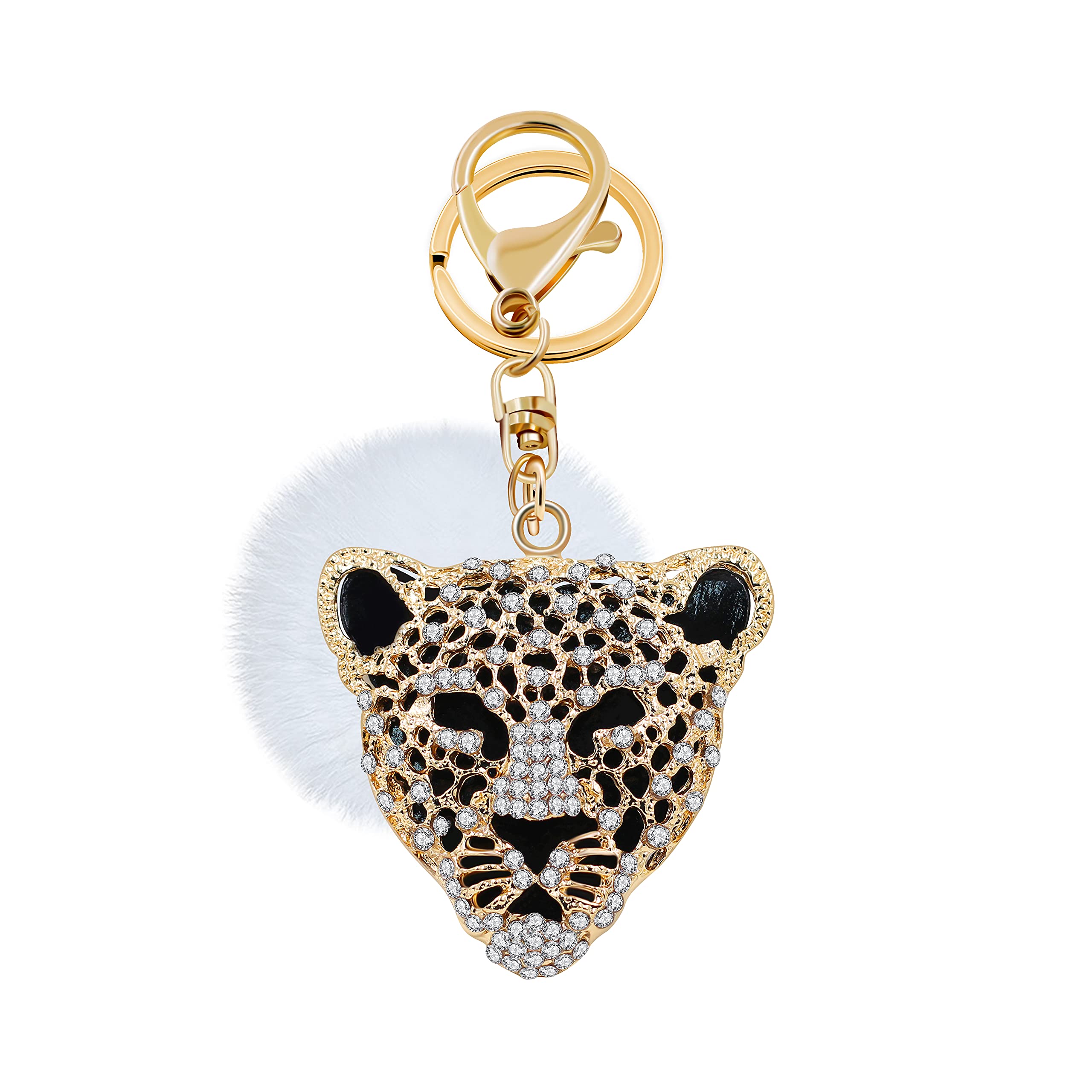 Uloveido Pegasus Animal Design Car Bag Keychains Gold Color for Girls Women Charms