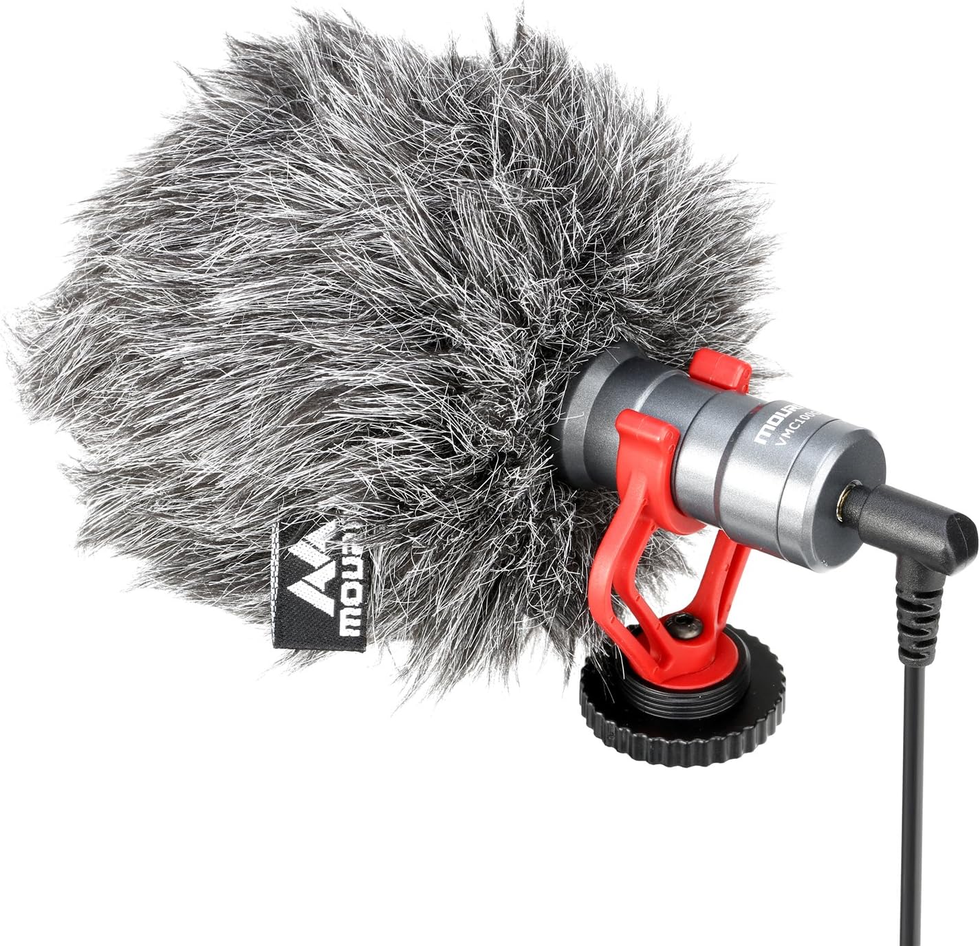 Video Microphone, Mouriv Shotgun Microphone YouTube Vlogging Facebook Recording Shotgun Mic Compatible with iPhone/Android Smartphones, Canon EOS/Nikon DSLR Cameras and Camcorders for ZHIYUN Smooth 4