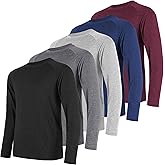 MCPORO Long Sleeve Shirts for Men Quick Dry Moisture Wicking Sun Protection Workout Mens Long Sleeve Tee Shirts