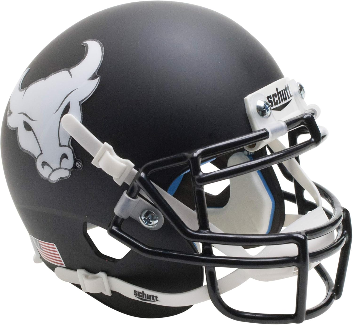 Matte Black Alt Mini Schutt NCAA Buffalo Bulls Mini Authentic XP