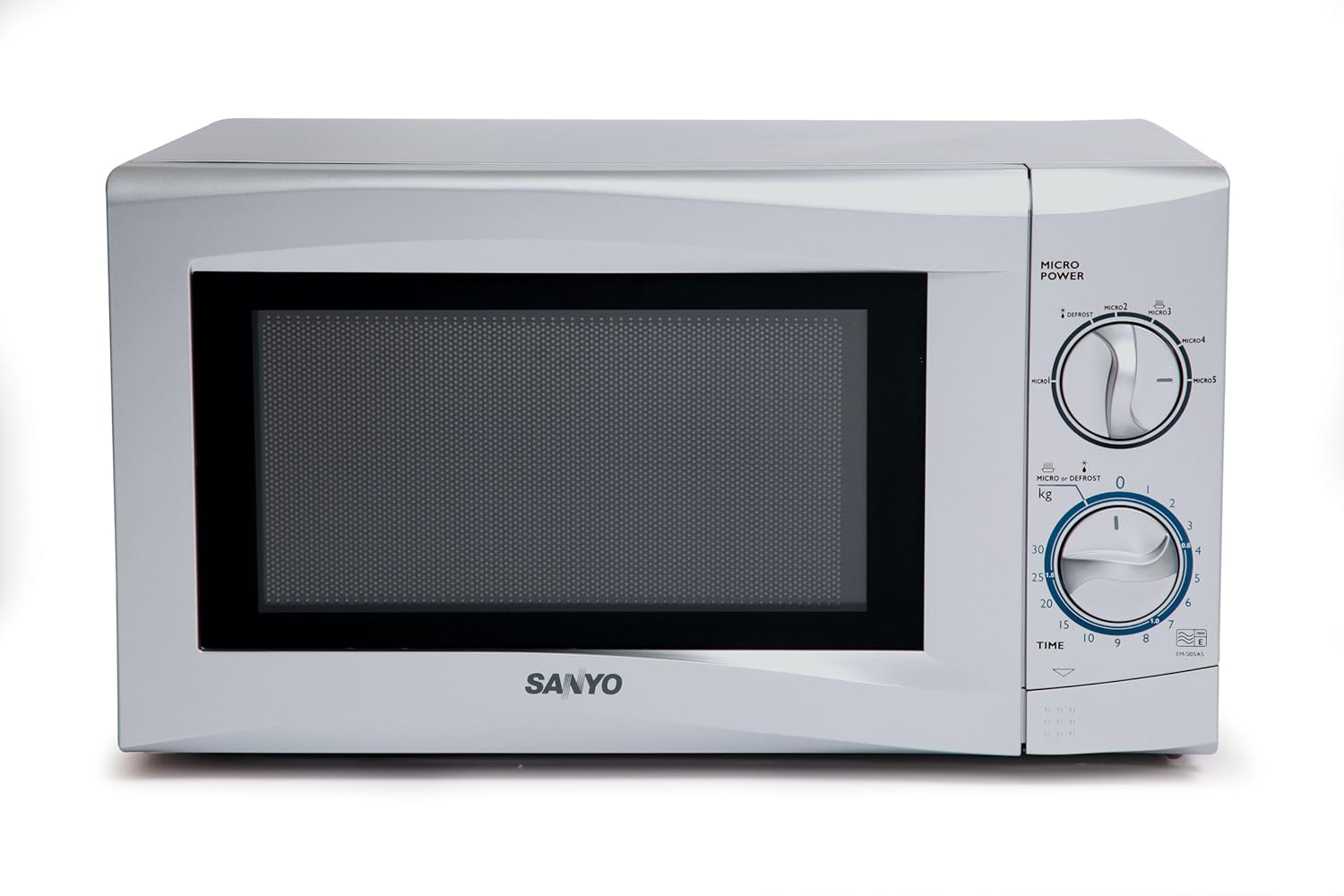 Sanyo EM-S105AS - Microondas (17 L, 700 W, Giratorio, Plata ...