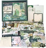 Draupnir Aesthetic Scrapbook Kit Green Wonderland A6 Journal DIY Gift