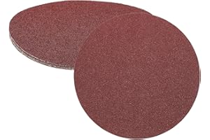uxcell 5pcs 8-Inch PSA Sanding Discs, 40 Grits Aluminum Oxide Self Adhesive Stick Back Sandpapers, No-Hole Round Wet/Dry Sand