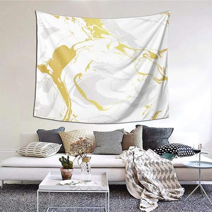 Yht Marble with Gold Texture Marble Wall