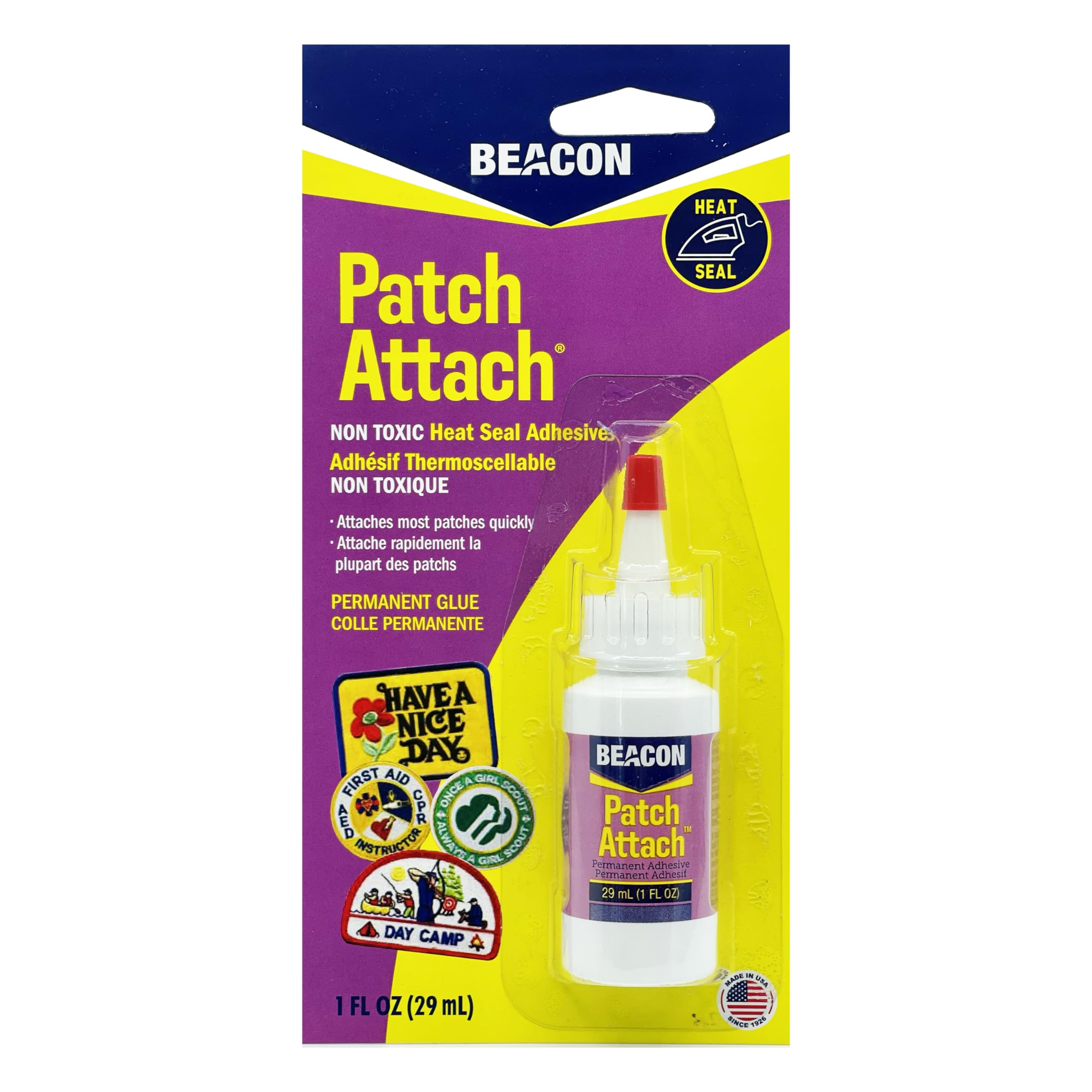 Patch Attach 29 ml Medium Dries Bottle, Clear