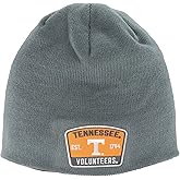 ZHATS NCAA Unisex-Adult NCAA Officially Licensed Beanie Edge Patch Switchback Gray