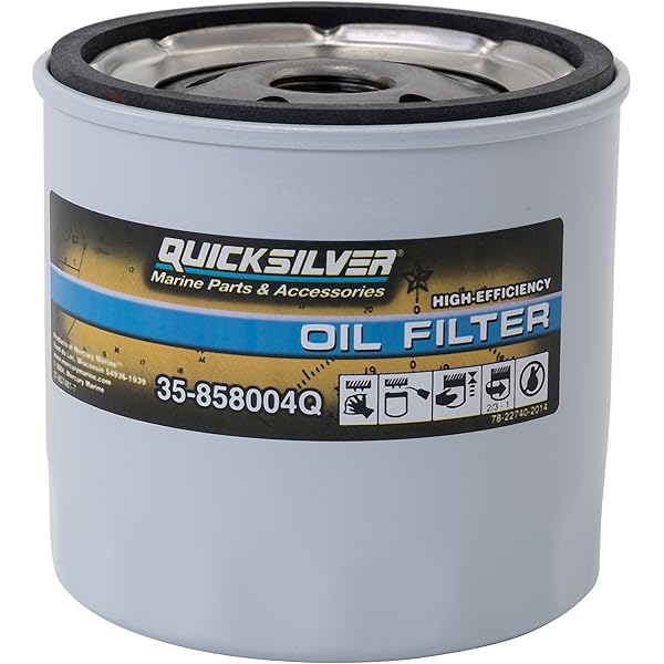 Oil Filter 8M0162830 Compatible With Mercury & Mariner 25-115 HP 4-Stroke Outboard Motors