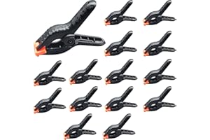 Acrebow Pool Cover Clips For Above Ground Pools 4 Inch Clamps For Pool Winter Cover Heavy Duty Spring Clamps Plastic Clips For Crafts Backdrop Photography 15 Pack