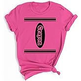 Crayon Halloween Team Costume Funny Design Gift Womens T-Shirt