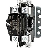 SUNLEE UL 1 Pole 40 Amp Contactor with 24V Coil for AC Air Conditioner Condenser Heat Pump Universal Fit