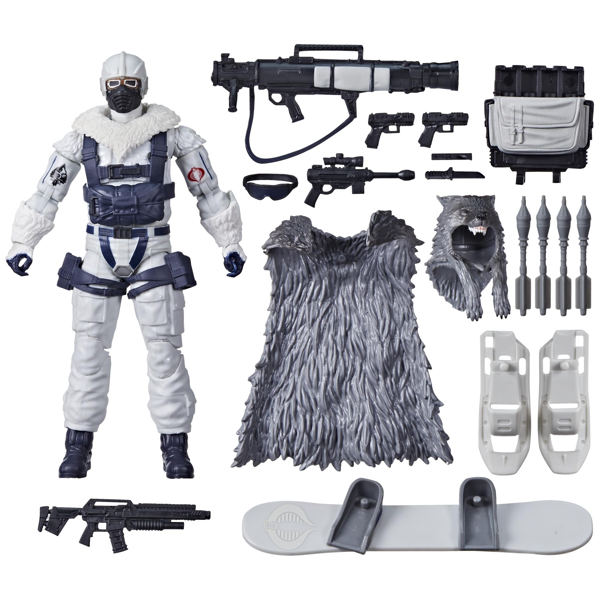G.I. Joe Classified Series Snow Serpent, Deluxe Collectible G.I. Joe Action Figures, 93, 6-Inch Action Figures for Boys & Girls, with 20 Accessories