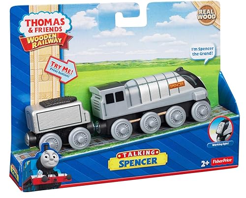 Fisher Price Thomas Friends Wooden Railway Talking Spencer in