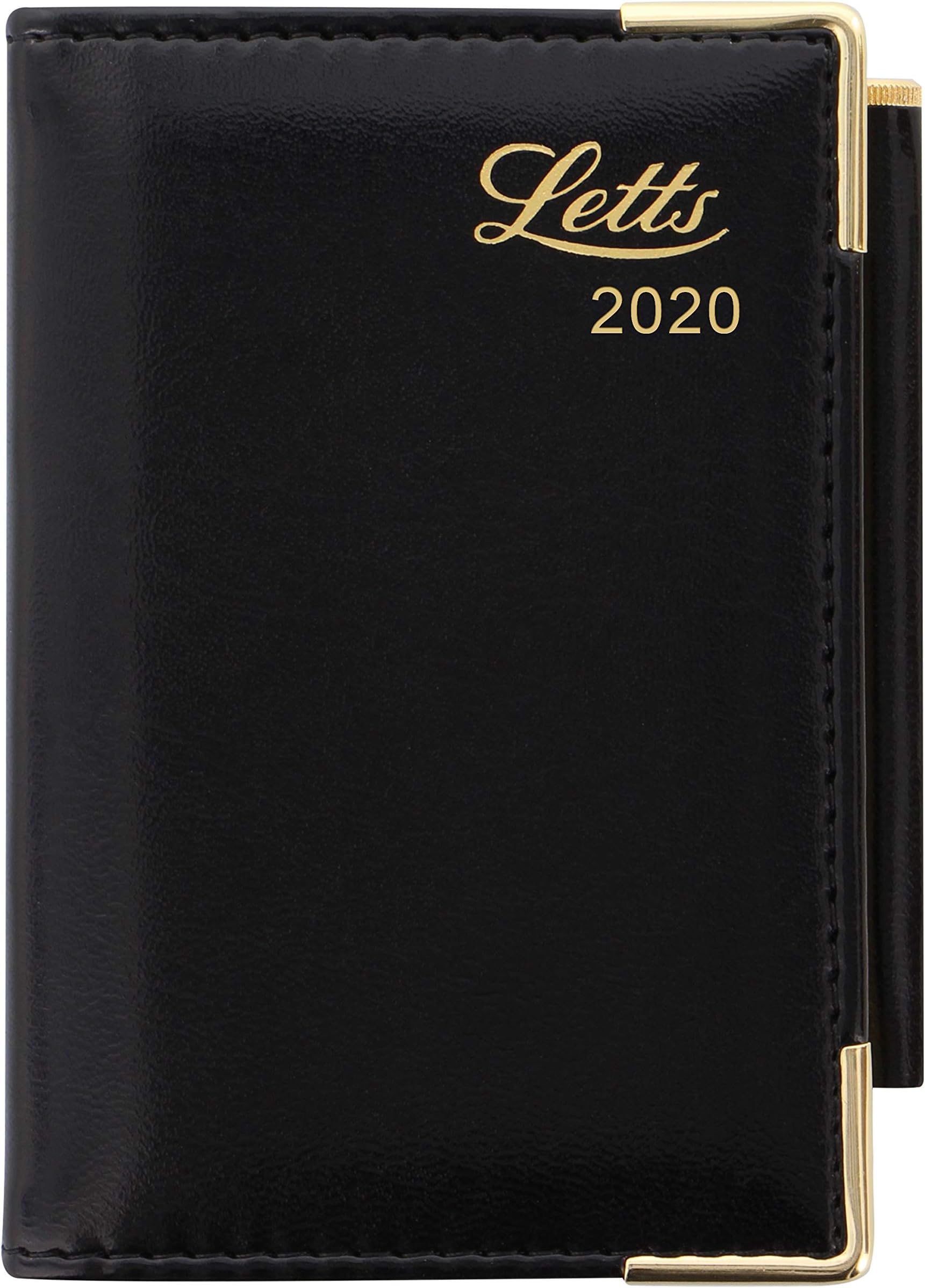 Letts 2020 Diary Lexicon Mini Pocket Black Week-to-View Planner
