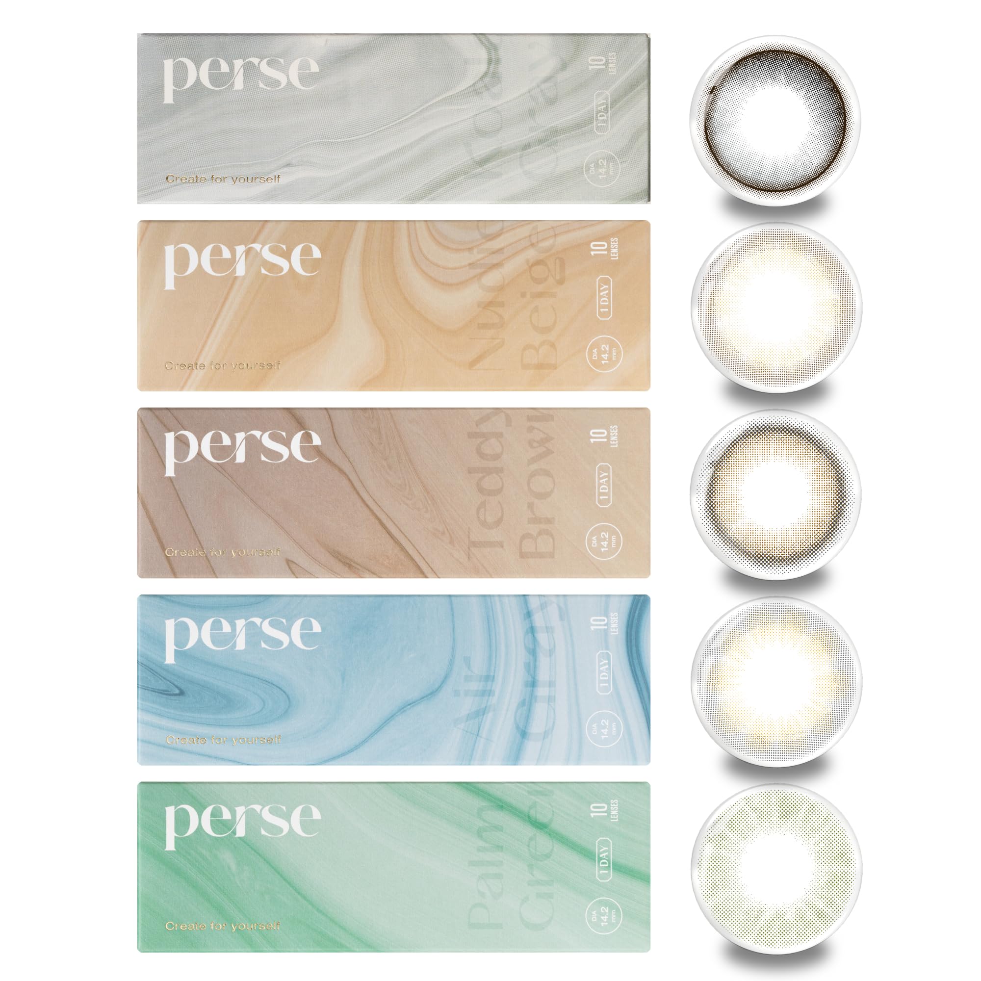 [ よしミチ プロデュース カラコン ] perse (パース) ワンデー 10枚入り コアラグレー（度あり）[-8.50]商品画像