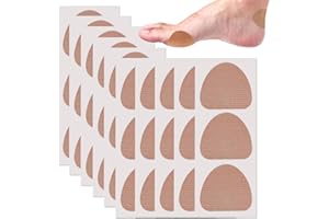 Moleskin for Feet, 10 Sheets Adhesive Blister Bandages for Feet Flannel Blister Prevention Tape Moleskin Heel Protection Pads