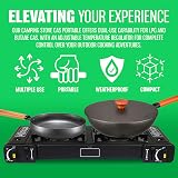 BARGAINS-GALORE Portable Double Gas Cooker Stove with 8 Butane Canisters view 7