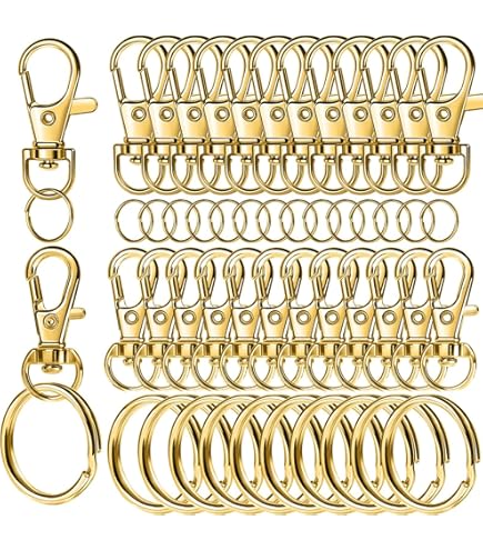 Amazon.com: 10 Big 1 1/2 Inch 360 Swivel Lobster Clasp Clip Hook