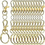 LEOBRO 60 PCS Swivel Snap Hooks and Key