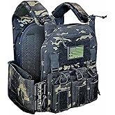 Redemption Crusader 2.0 Molle Quick Release Buckles Airsoft Vest With Adjustable Size Sides And Triple Pouch