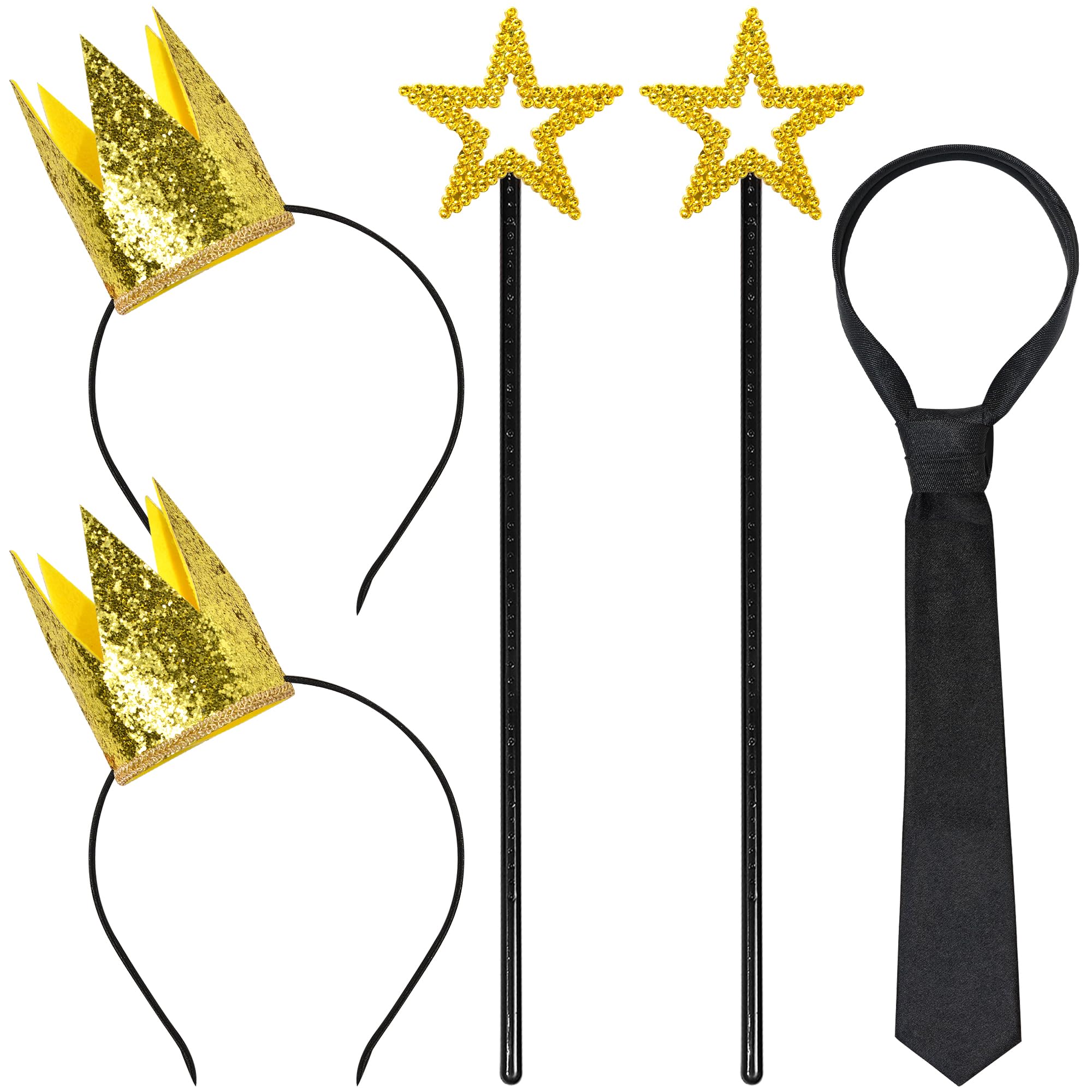 Photo 1 of ***MISSING TIE***
Itscolofy Gold Star Wand and Crown & Tie, Gold Crowns Hats Angel Princess Fairy Costume for Wedding Party Cosplay Birthday Couples Halloween Dress Up Accessories